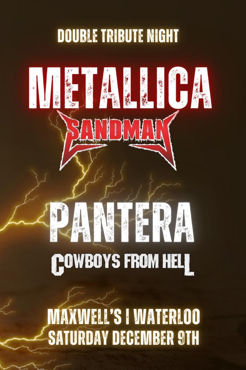 Metallica & Pantera Tribute Night – Maxwell's Concerts and Events